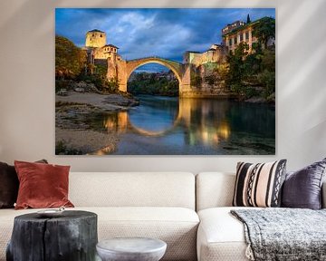Stari Most in Mostar van Michael Abid