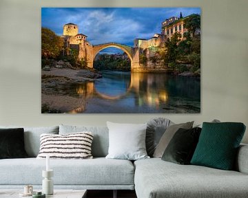 Stari Most in Mostar van Michael Abid
