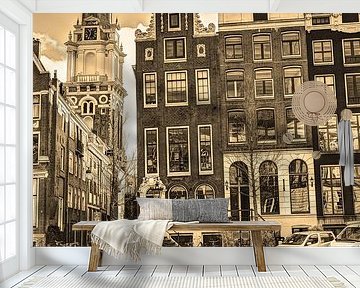 Zuiderkerk Amsterdam Nederland Sepia