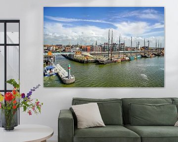 Port de Harlingen sur Dirk van Egmond