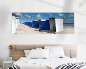 Chalets de plage sur Arjan van Duijvenboden