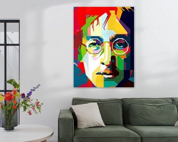 John Lennon Imagine Pop Art von Fariza Abdurrazaq