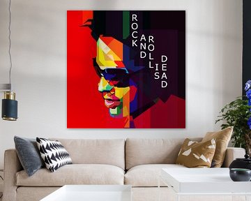 Lenny Kravitz Pop Art WPAP van Artkreator