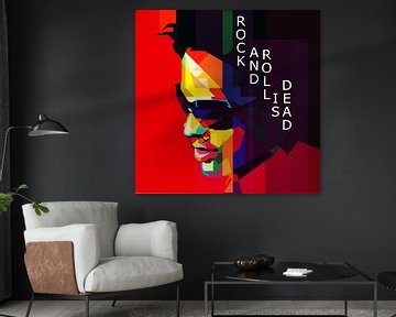 Lenny Kravitz Pop Art WPAP von Fariza Abdurrazaq