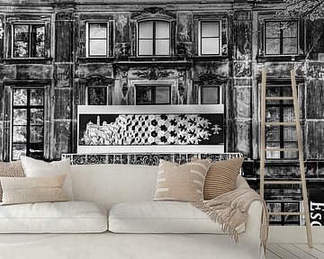 Escher In het Paleis Museum Den Haag Zwart-Wit van Hendrik-Jan Kornelis