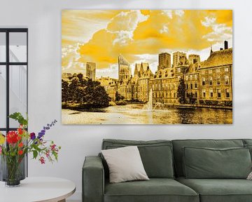 Binnenhof of The Hague Netherlands Gold