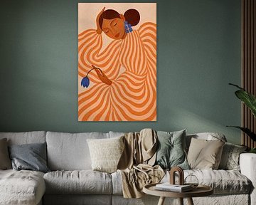 Portrait -Lost in the Lines by Moonheart Artworks