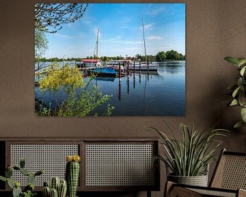 Port avec bateaux à Werder an der Havel sur Animaflora PicsStock