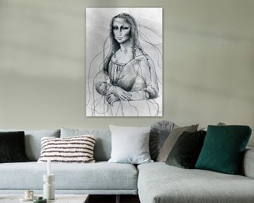 "Mona Lisa", "La Gioconda". von Kim Rijntjes