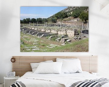 Blick auf die Agora - Philippi / Φίλιπποι (Daton) - Griechenland