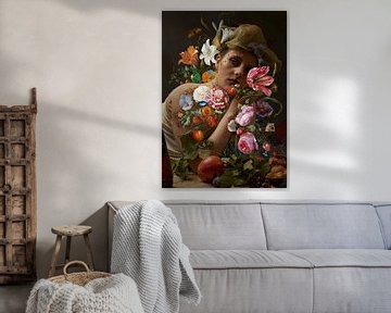 Stilleven bloemen van Gisela - Art for you