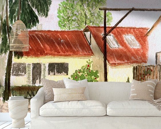 Example of the artwork in a room