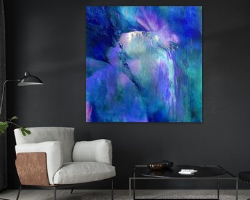 Harmonie in paars en turkoois van Annette Schmucker