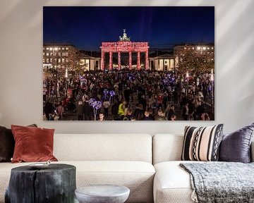 Brandenburger Tor Berlin in besonderem Licht von Frank Herrmann