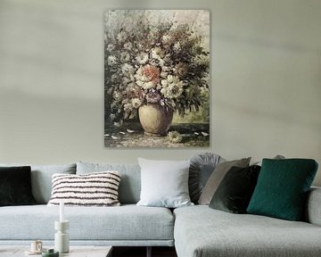 Stilleven. Vaas met bloemen van Gisela- Art for You