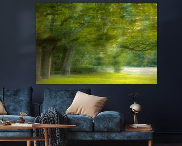 Schilderachtige impresionistische bomen van Olaf Oudendijk