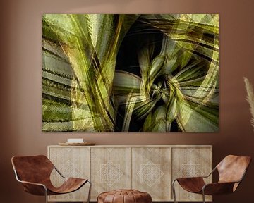 abstract nature on the wall by Klaartje Majoor