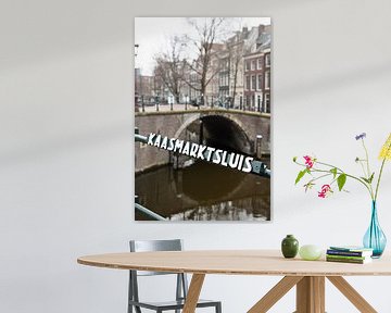 Amsterdam Brücke und Schleuse von Inge van den Brande