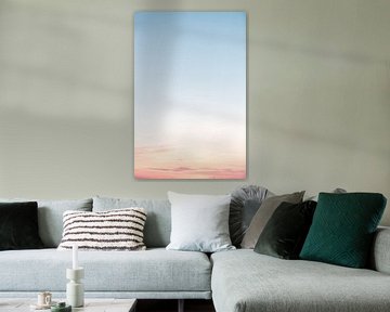 coucher de soleil aux pays-bas avec de belles teintes pastel sur Lindy Schenk-Smit