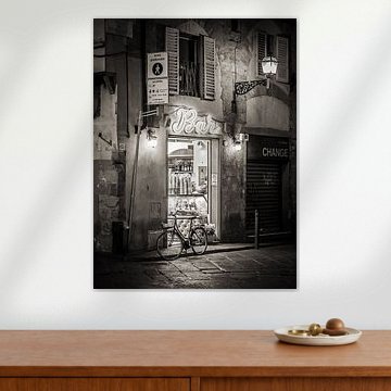 Florence - Oude Stad bij nacht van Alexander Voss