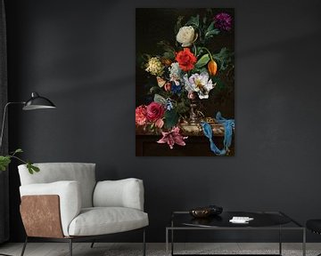 Stilleven Bloemen | Flower still life van Christine Vesters Fotografie
