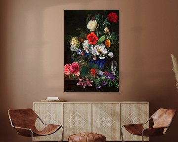 Stilleven Bloemen | Flower still life van Christine Vesters Fotografie