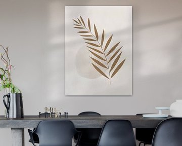 Modern abstract art - Gold branch by Studio Malabar