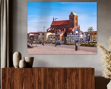 Nikolaikirche in der Altstadt von Wismar an der Ostsee von Animaflora PicsStock
