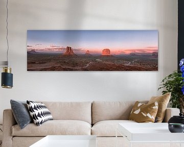Panorama Monument Valley van Nicolas Ros