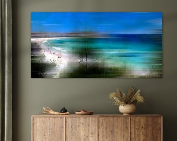 Digital-Art Bondi Beach van Melanie Viola