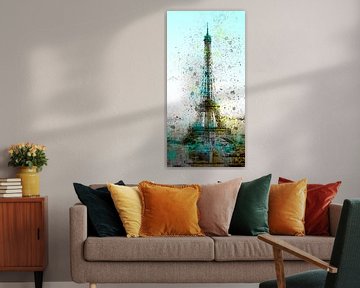 City-Art PARIS Eiffel Tower by Melanie Viola