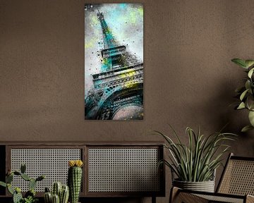 City-Art PARIS Eiffel Tower III by Melanie Viola