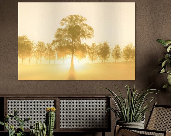 Example of the artwork in a room