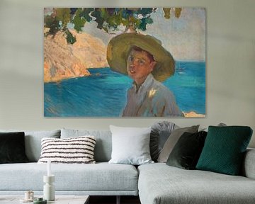 Garçon avec sombrero, Jávea, Joaquín Sorolla