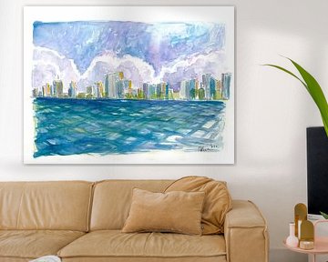 West Palm Beach Florida Blick vom Meer