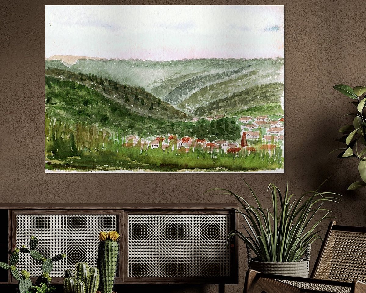 Example of the artwork in a room