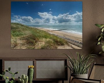 Beach Zoutelande by Gerben van Buiten