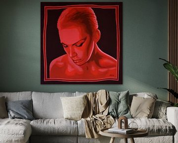 Annie Lennox of Eurythmics schilderij von Paul Meijering