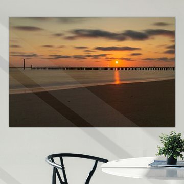 Coucher de soleil en mer