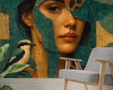 Japanese woman with a parasol by Gisela Art for You
