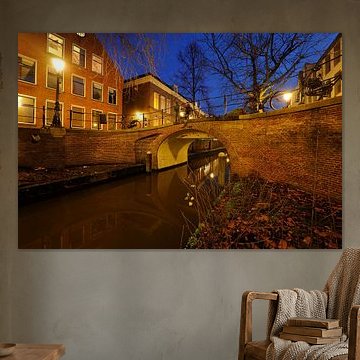 Magdalena bridge over the Nieuwegracht canal in Utrecht by Donker Utrecht