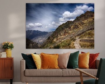 Ruins of Pisac Peru by Yvonne Smits