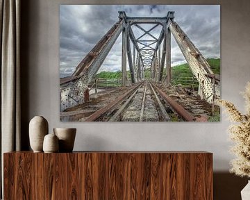Vieux pont ferroviaire abandonné sur Olivier Photography