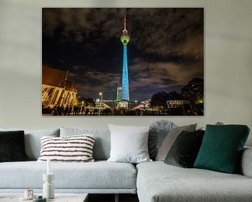 Fernsehturm Berlin - in besonderem Licht von Frank Herrmann