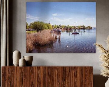 Blick über den Hafen in Werder an der Havel von Animaflora PicsStock