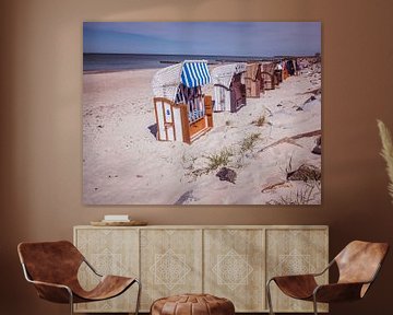 Chaises de plage sur la plage de Warnemünde sur Animaflora PicsStock