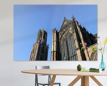 Domtoren en Domkerk in Utrecht van Merijn van der Vliet