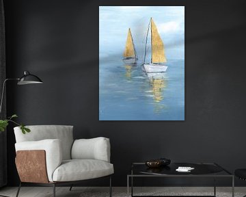 Golden Sail II, Isabelle Z  by PI Creative Art