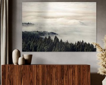 Vintage Wald in den Wolken, Nature Magick  von PI Creative Art