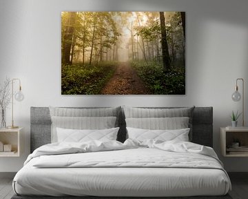 Waldpfad Foggy Woods, Nature Magick  von PI Creative Art